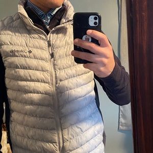 Columbia Grey/Black full zip Vest
